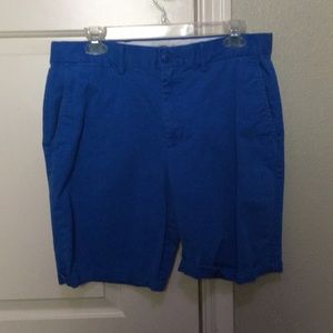 Blue khaki shorts